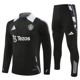 Manchester United Training Huppari 2024-25 Musta 1/4-Zip